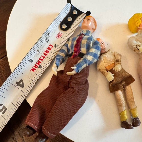 Vintage Rare 80s G Pierce Toys GPT Dollhouse Modern Family Bendable Dolls - Picture 5 of 8